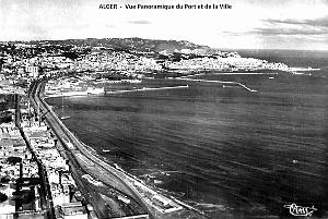 Alger - Vue panoramique - Port et Ville